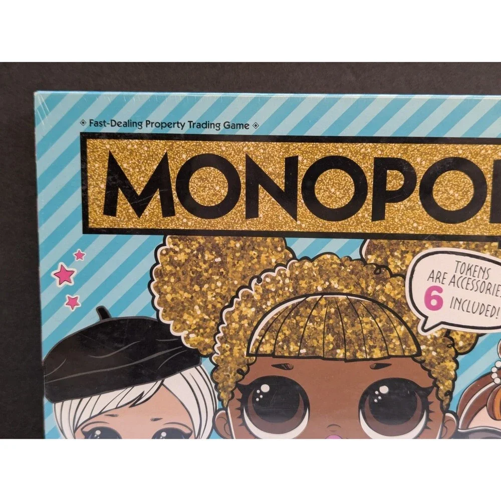 New LOL Surprise Monopoly Board Game Hasbro Family Game Factory Sealed Age 8+